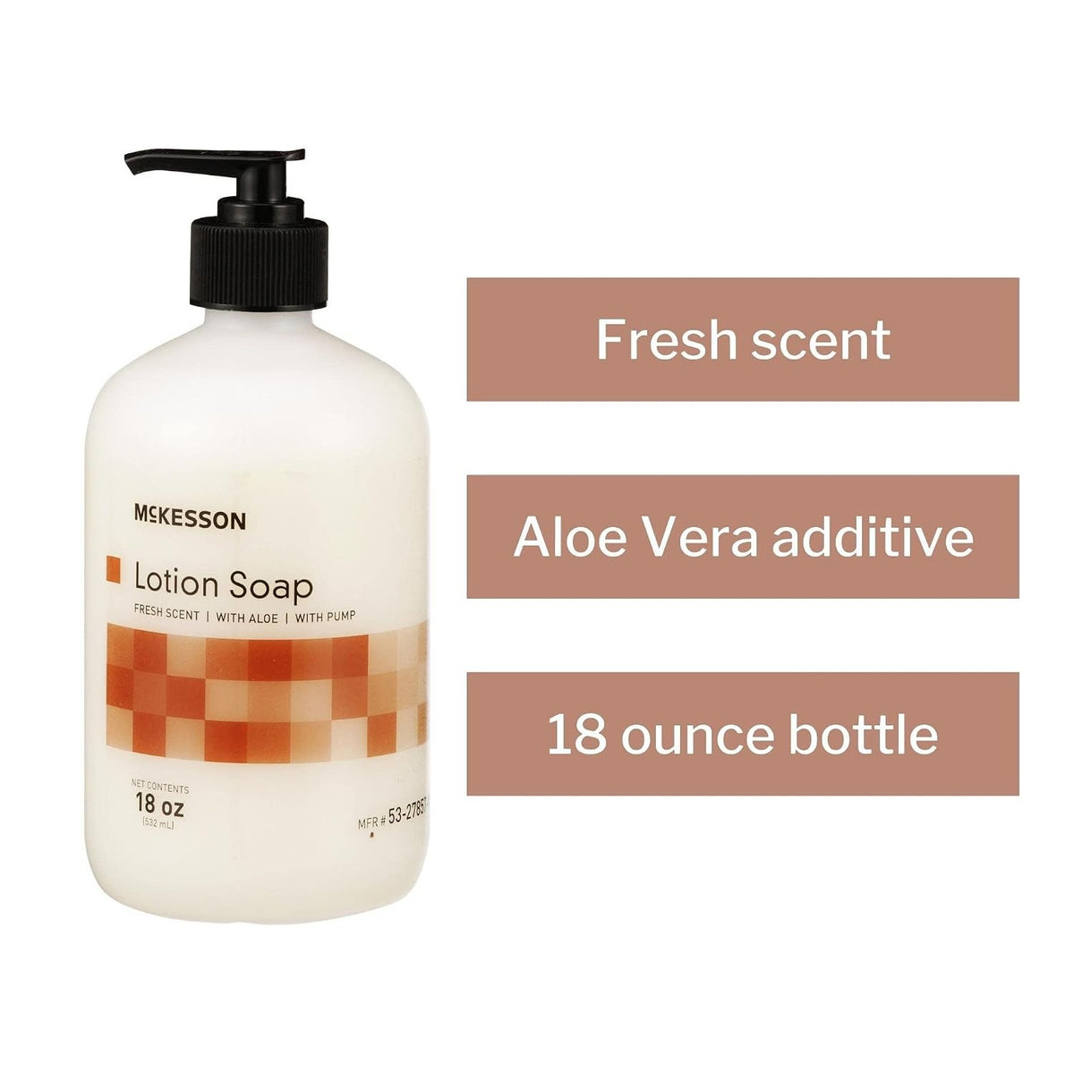 McKesson Lotion Soap with Aloe, Fresh Scent