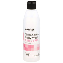 McKesson Shampoo & Body Wash, Rinse-Free, Light Floral, 8 oz