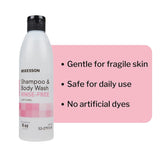 McKesson Shampoo & Body Wash, Rinse-Free, Light Floral, 8 oz