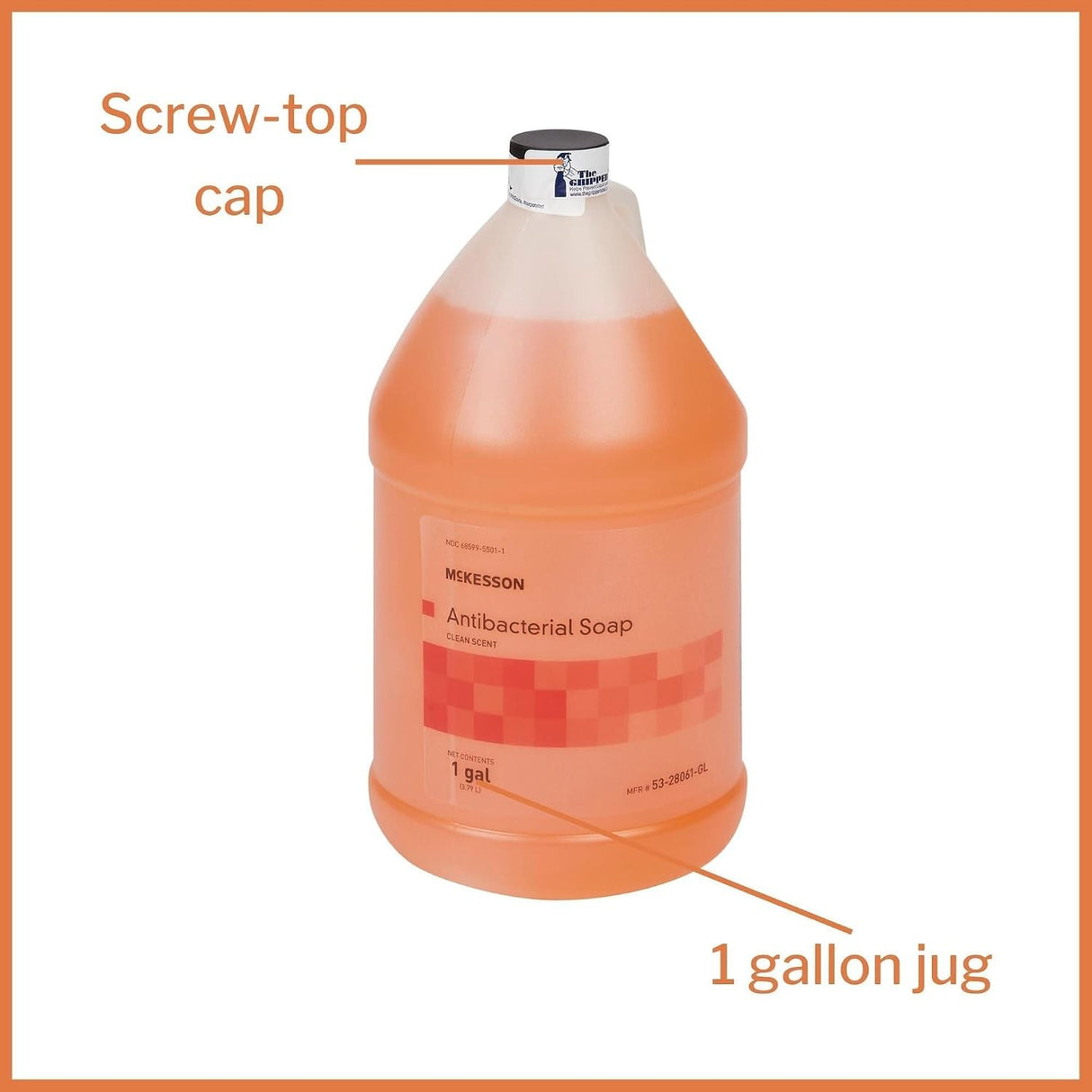 McKesson Antibacterial Soap Liquid, Clean Scent, 1 gal