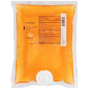 McKesson Antibacterial Soap Liquid Refill Bag, Clean Scent, 1000 mL