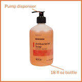 McKesson Antibacterial Soap Liquid with Pump, Clean Scent, 18 fl oz