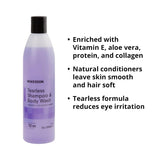 McKesson Tearless Shampoo & Body Wash, Lavender, 12 Oz
