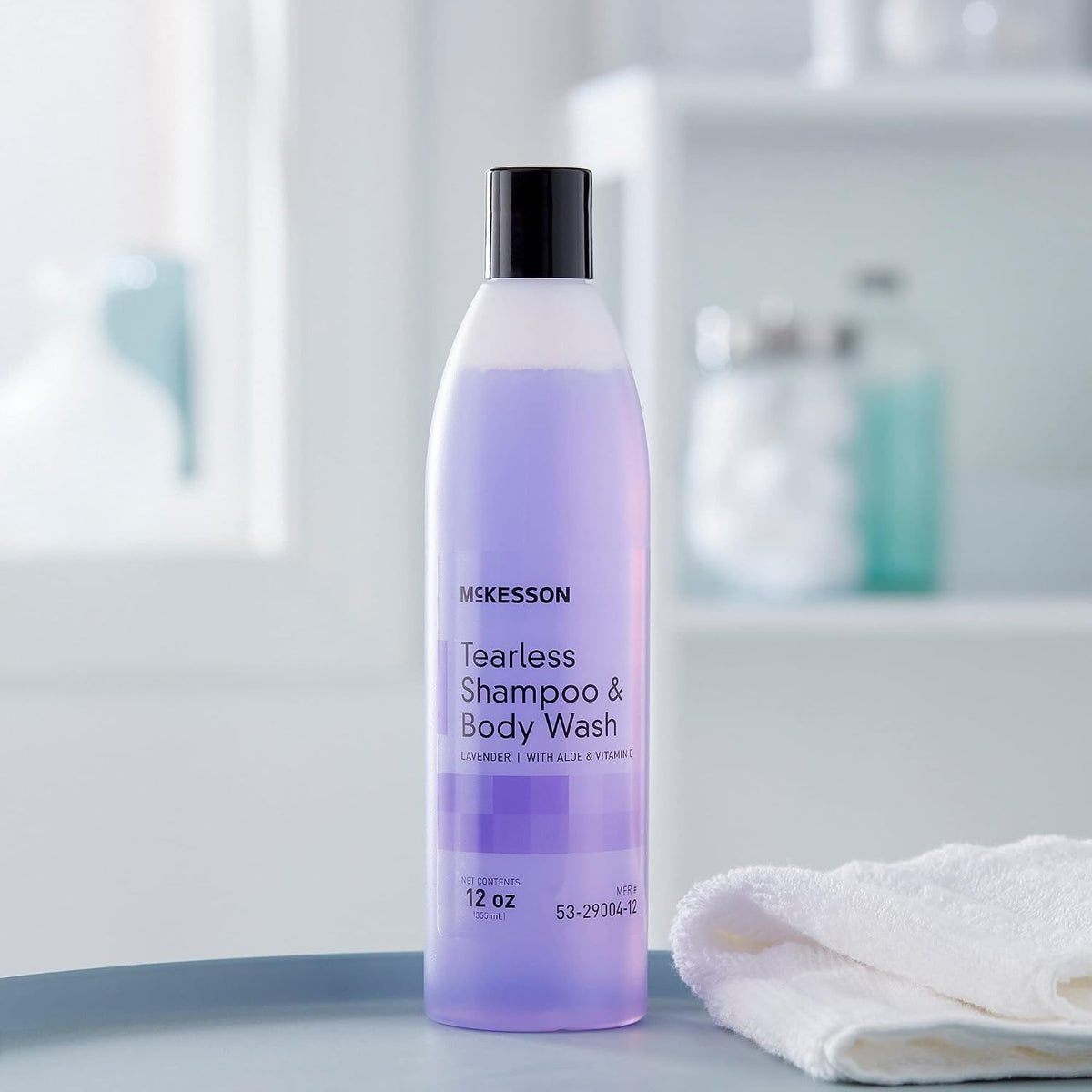 McKesson Tearless Shampoo & Body Wash, Lavender, 12 Oz