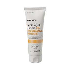 McKesson Antifungal Cream, Miconazole Nitrate 2%, 4 oz Tube - 53-6391 - LL Medico