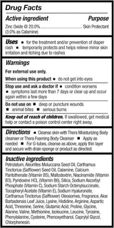 Thera Calazinc Body Shield Cream, 4 fl oz