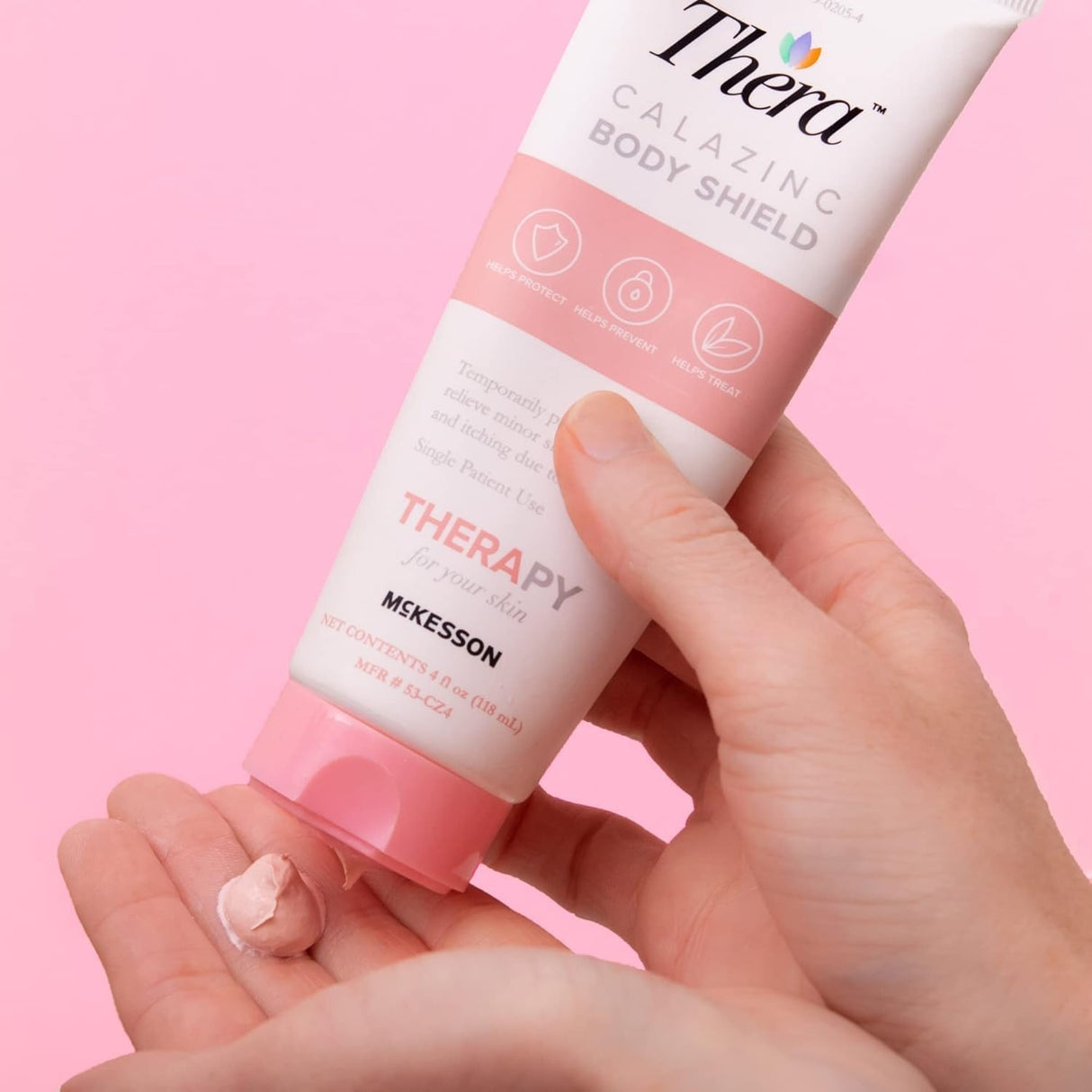 Thera Calazinc Body Shield Cream, 4 fl oz