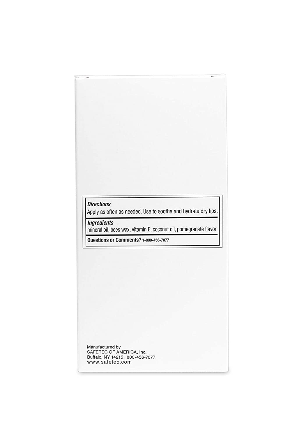 Safetec Lip Balm, Pomegranate, 0.5 g