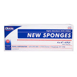 Dukal Nonwoven Sponge, 4 x 4 Inch, 4-Ply
