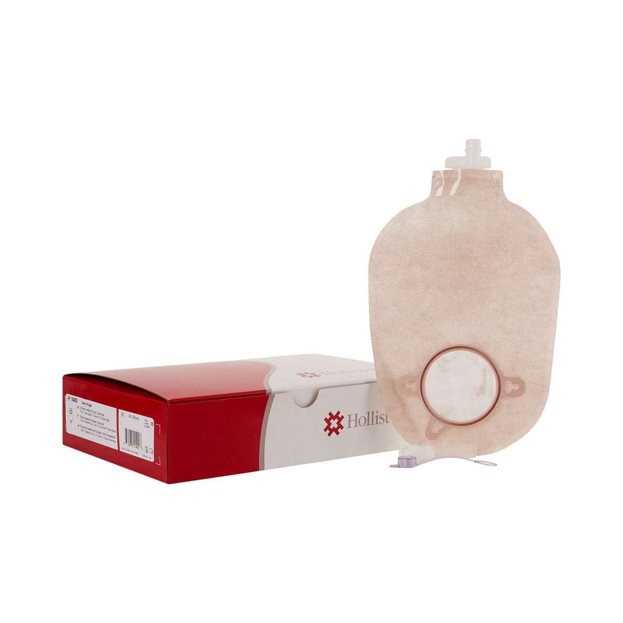 Hollister New Image Two-Piece Urostomy Pouch, Ultra-Clear, 9" Length - 18423 - LL Medico
