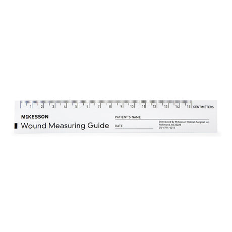 McKesson Wound Measuring Guide Paper Non-Sterile, 6" - 533-LR/50 - LL Medico