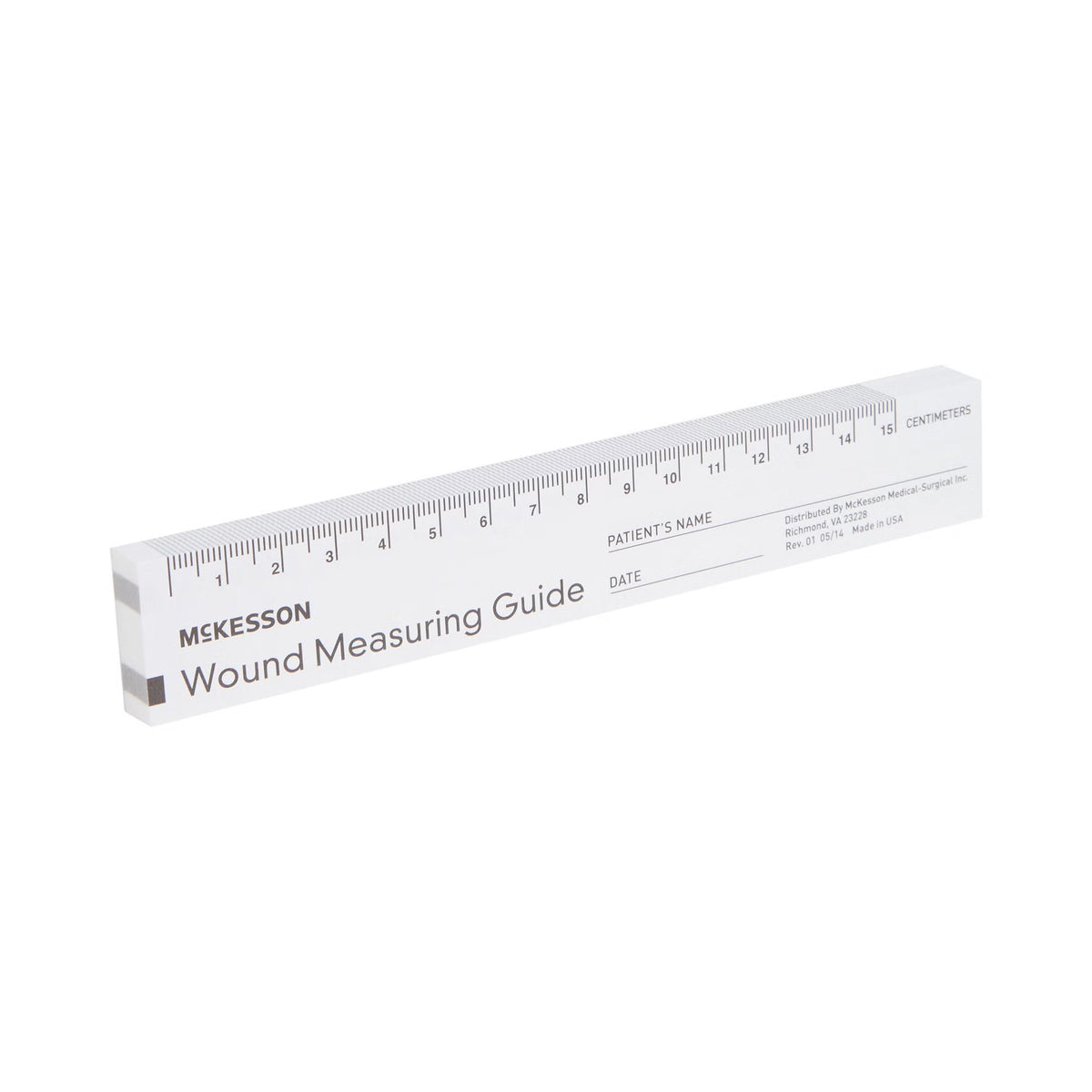McKesson Wound Measuring Guide Paper Non-Sterile, 6" - 533-LR/50 - LL Medico