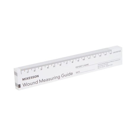 McKesson Wound Measuring Guide Paper Non-Sterile, 6" - 533-LR/50 - LL Medico