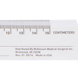 McKesson Wound Measuring Guide Paper Non-Sterile, 6" - 533-LR/50 - LL Medico