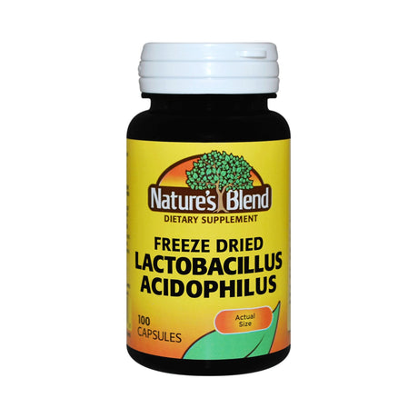 Nature's Blend Lactobacillus Acidophilus Probiotic Dietary Supplement, Capsule