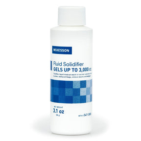 McKesson Fluid Solidifier, Screw Cap Bottle, Gels Up to 3000 cc, 3.1 oz - 547-3000 - LL Medico