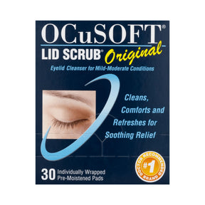 OCuSOFT Lid Scrub Original Eyelid Cleanser Pre-Moistened Pads - 54799030190 - LL Medico