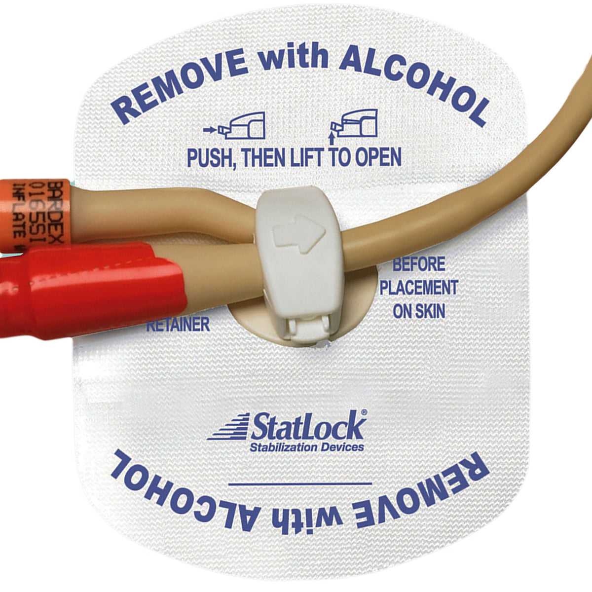 Bard StatLock Foley Catheter Stabilization Device, Tricot Anchor Pad, Sterile, 8 to 26 Fr - 548298 - LL Medico