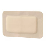 Kendall Border Foam Gentle Adhesion, Bordered Foam Dressing, 3.5" x 5.5", Silicone Adhesive, Film Backing, Tan, Foam, Rectangle, Sterile - 55546BG-Single - LL Medico