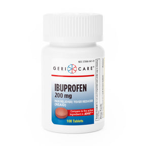 Geri-Care Ibuprofen Pain Relief, 200 mg, Tablet - 100 count - LL Medico