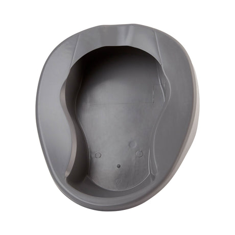 Pontoon Bedpan McKesson Graphite 2 Quart / 1893 Ml