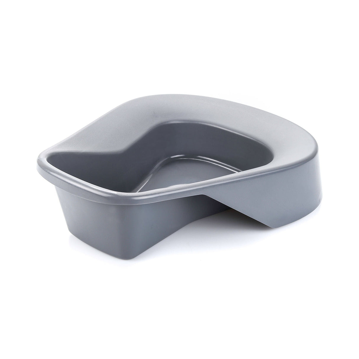 Pontoon Bedpan McKesson Graphite 2 Quart / 1893 Ml