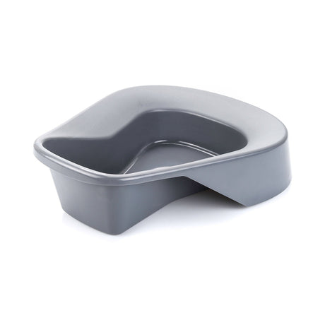 Pontoon Bedpan McKesson Graphite 2 Quart / 1893 Ml
