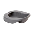 Pontoon Bedpan McKesson Graphite 2 Quart / 1893 Ml