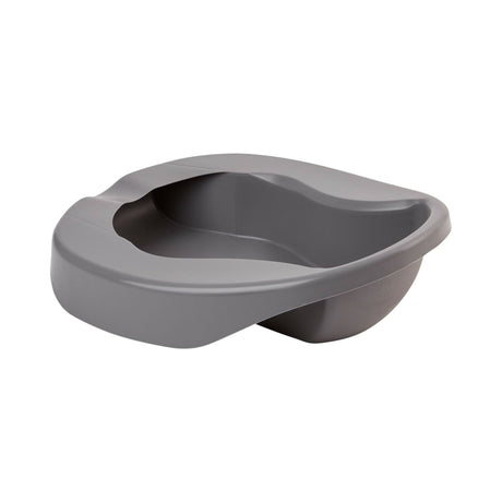 Pontoon Bedpan McKesson Graphite 2 Quart / 1893 Ml
