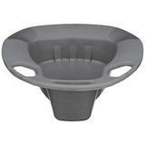 Stackable Bedpan McKesson Graphite 2 Quart / 1893 Ml