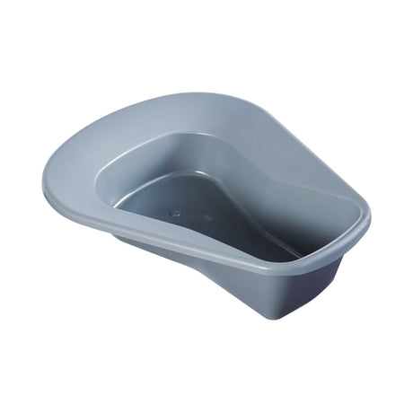 Stackable Bedpan McKesson Graphite 2 Quart / 1893 Ml