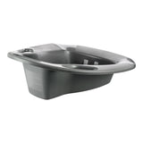 Stackable Bedpan McKesson Graphite 2 Quart / 1893 Ml