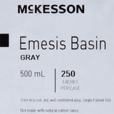 Emesis Basin McKesson Graphite 16 Oz. Plastic Single Patient Use