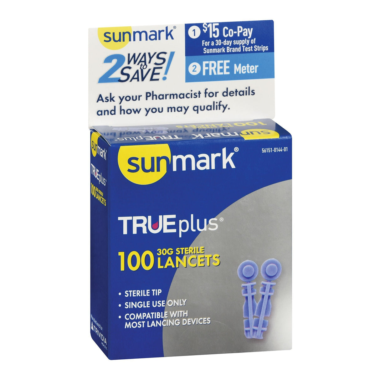 McKesson Twist Top Lancets, 30 Gauge, 100 Count