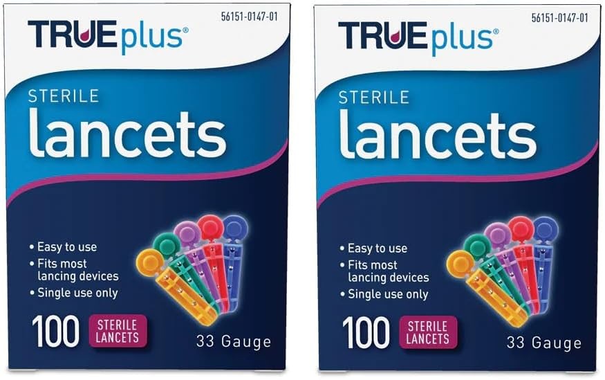 Trividia Health TRUEplus Sterile Lancets, 33 Gauge