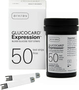 Arkray Glucocard Expression Blood Glucose Test Strips, 50 Count
