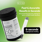 Arkray Glucocard Expression Blood Glucose Test Strips, 50 Count