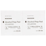 McKesson Alcohol Prep Pads, Large, Sterile, 1.8" x 3.5"