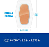 3M Nexcare Waterproof Knee & Elbow Bandages, Sterile, 2.38 x 3.5" - 581-08 - LL Medico