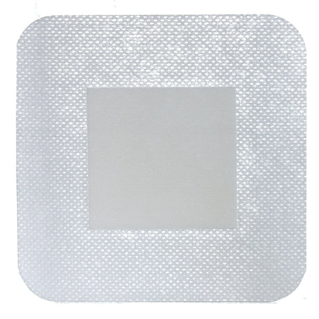 DermaRite DermaDress Composite Dressing, Square Sterile Waterproof Film Backing — 4" x 4"