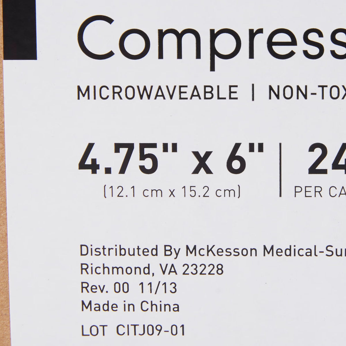 McKesson Reusable Cold and Hot Pack, Gel, 4.75" x 6" - 59-46R - LL Medico