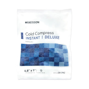 McKesson Deluxe General Purpose Instant Cold Pack, Soft Cloth, Disposable, 6.8" x 9" - 59-79C - LL Medico
