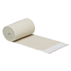 EZe-Band LF Elastic Bandage, Double Hook and Loop Closure, Tan, Elastic, Non-Sterile, Standard Compression - LL Medico