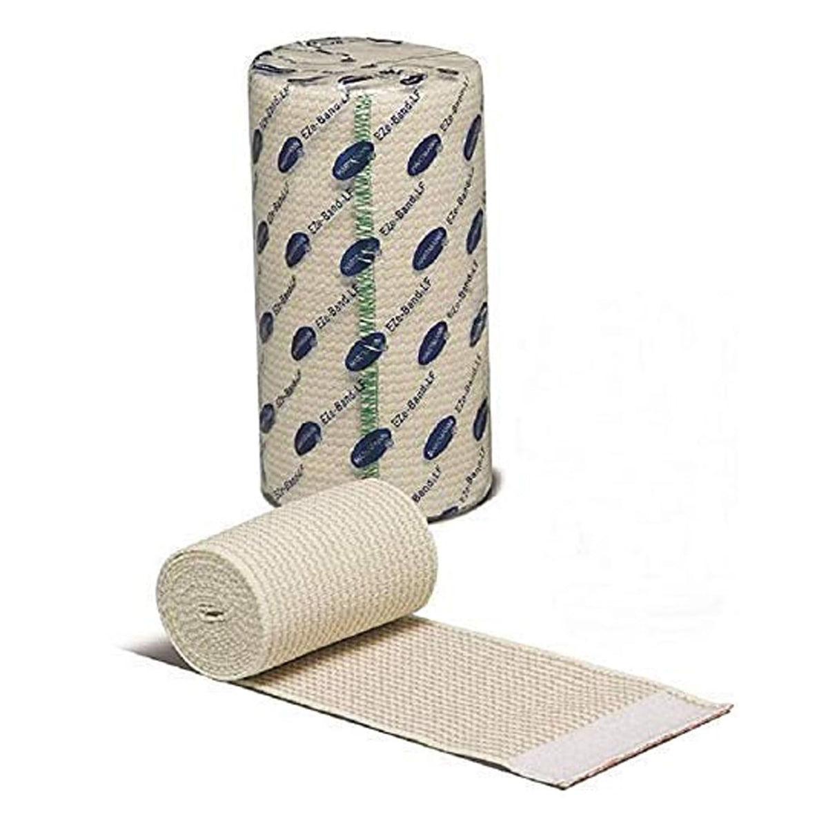 EZe-Band LF Elastic Bandage, Double Hook and Loop Closure, Tan, Elastic, Non-Sterile, Standard Compression - LL Medico