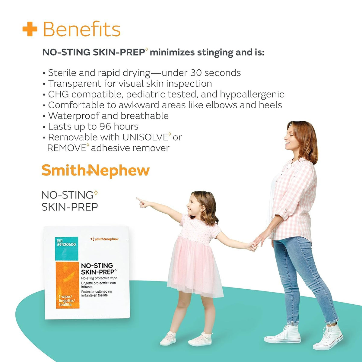 Smith & Nephew No-Sting Skin-Prep Wipes
