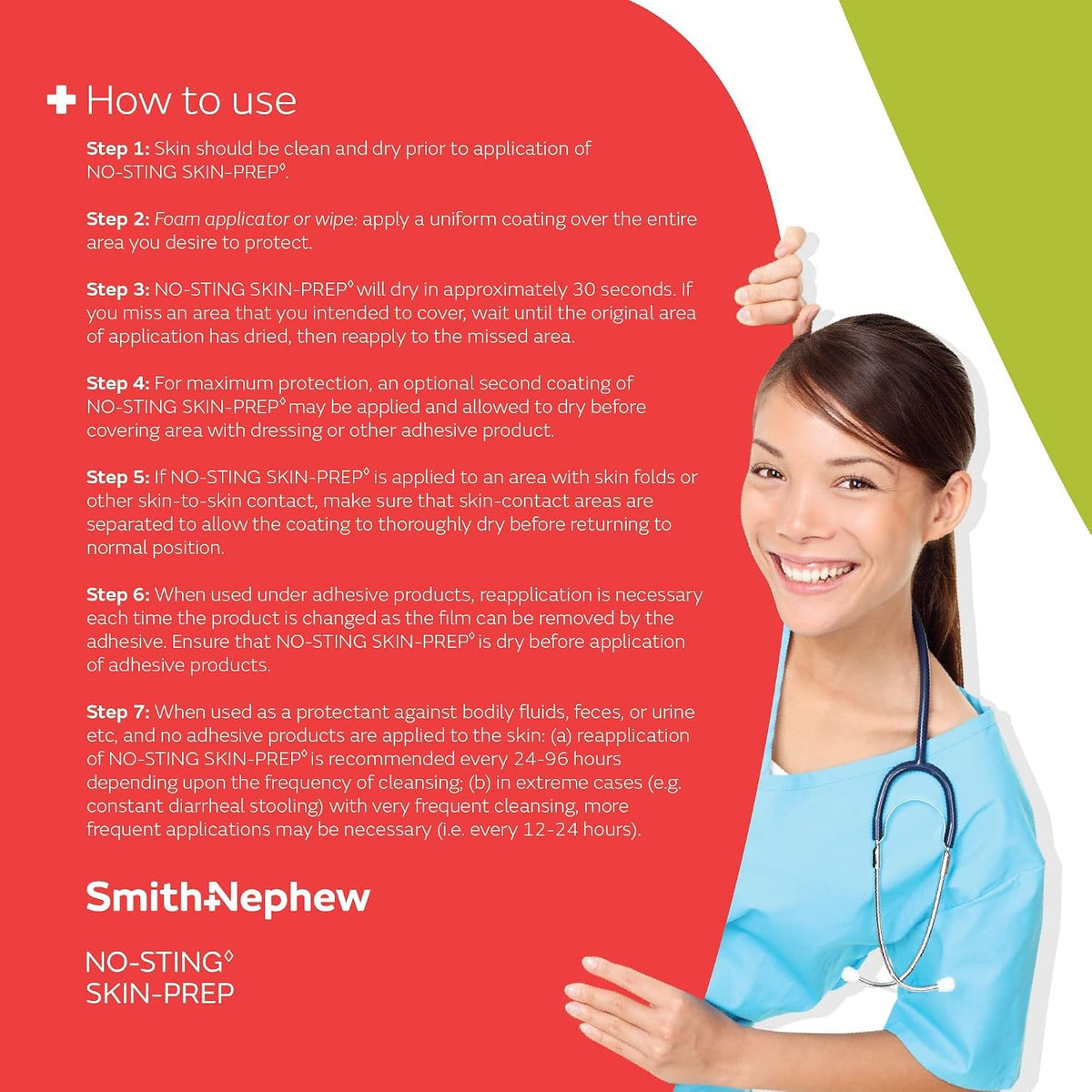 Smith & Nephew No-Sting Skin-Prep Wipes