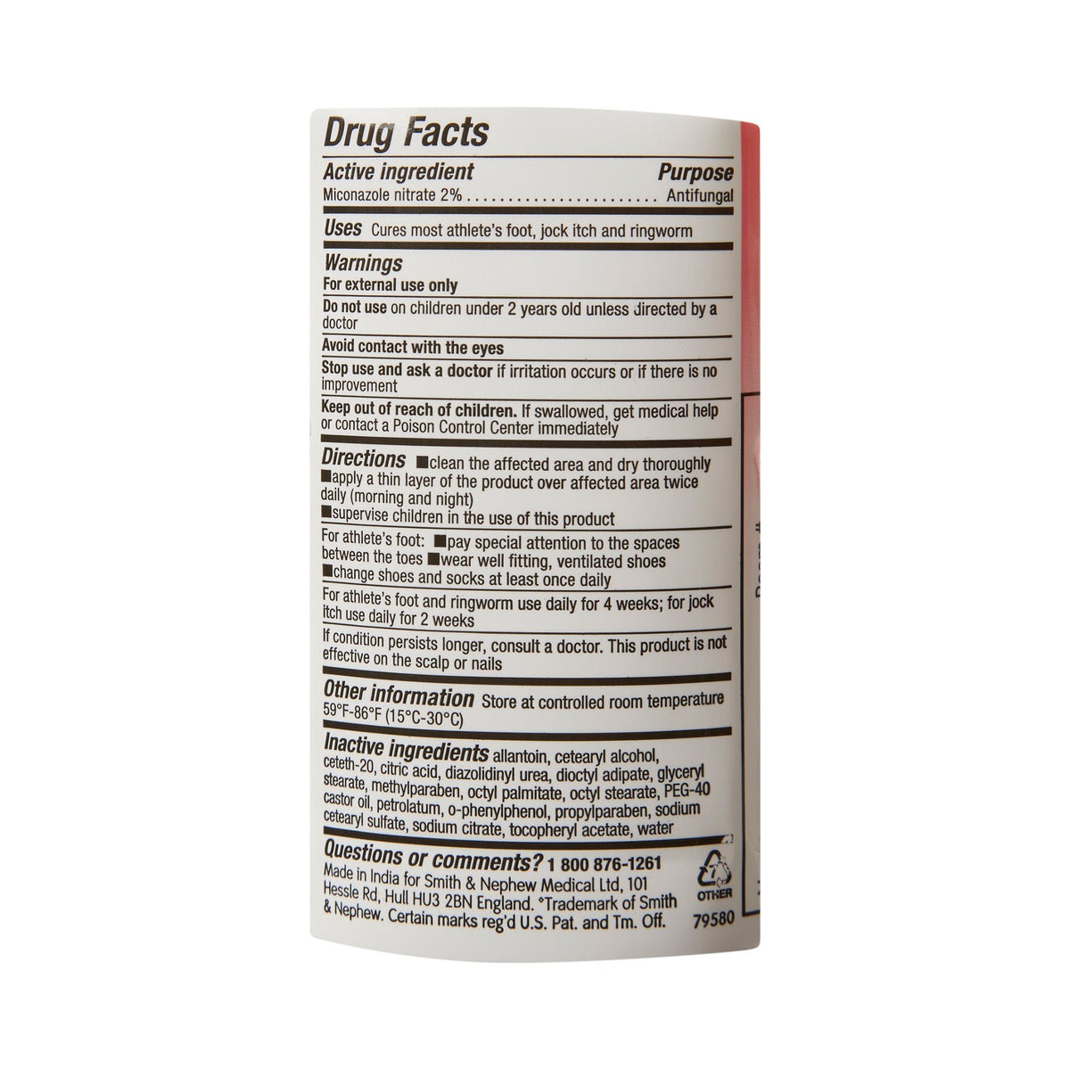 Secura Miconazole Nitrate Antifungal Cream, 2% Strength - 59432800 - LL Medico