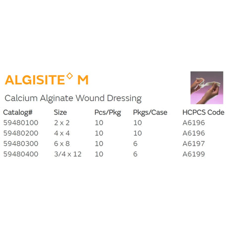 Smith & Nephew AlgiSite M Calcium Alginate Dressing, 6 x 8 inch