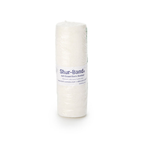 Shur-Band LF, Elastic Bandage, Single Hook and Loop Closure, Natural, Nonsterile, Standard Compression, 5 Yard Length - LL Medico