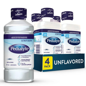 Pedialyte Oral Electrolyte Solution, Unflavored, 2 oz